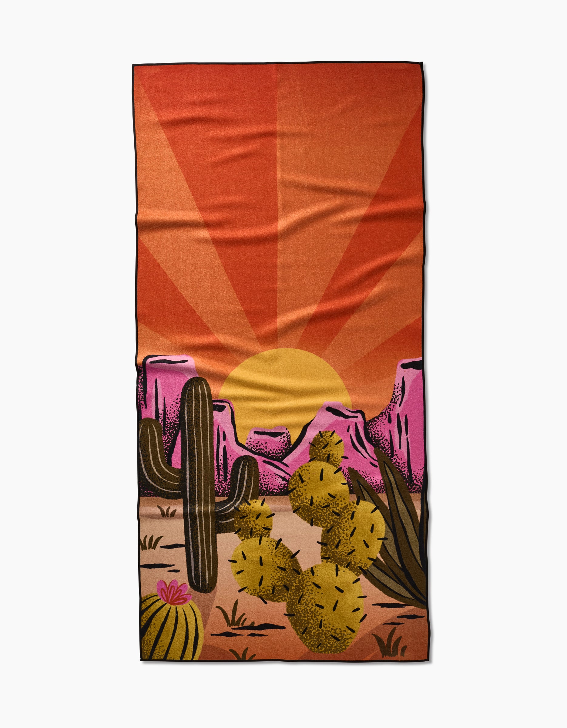 In The Desert Beach Towel 