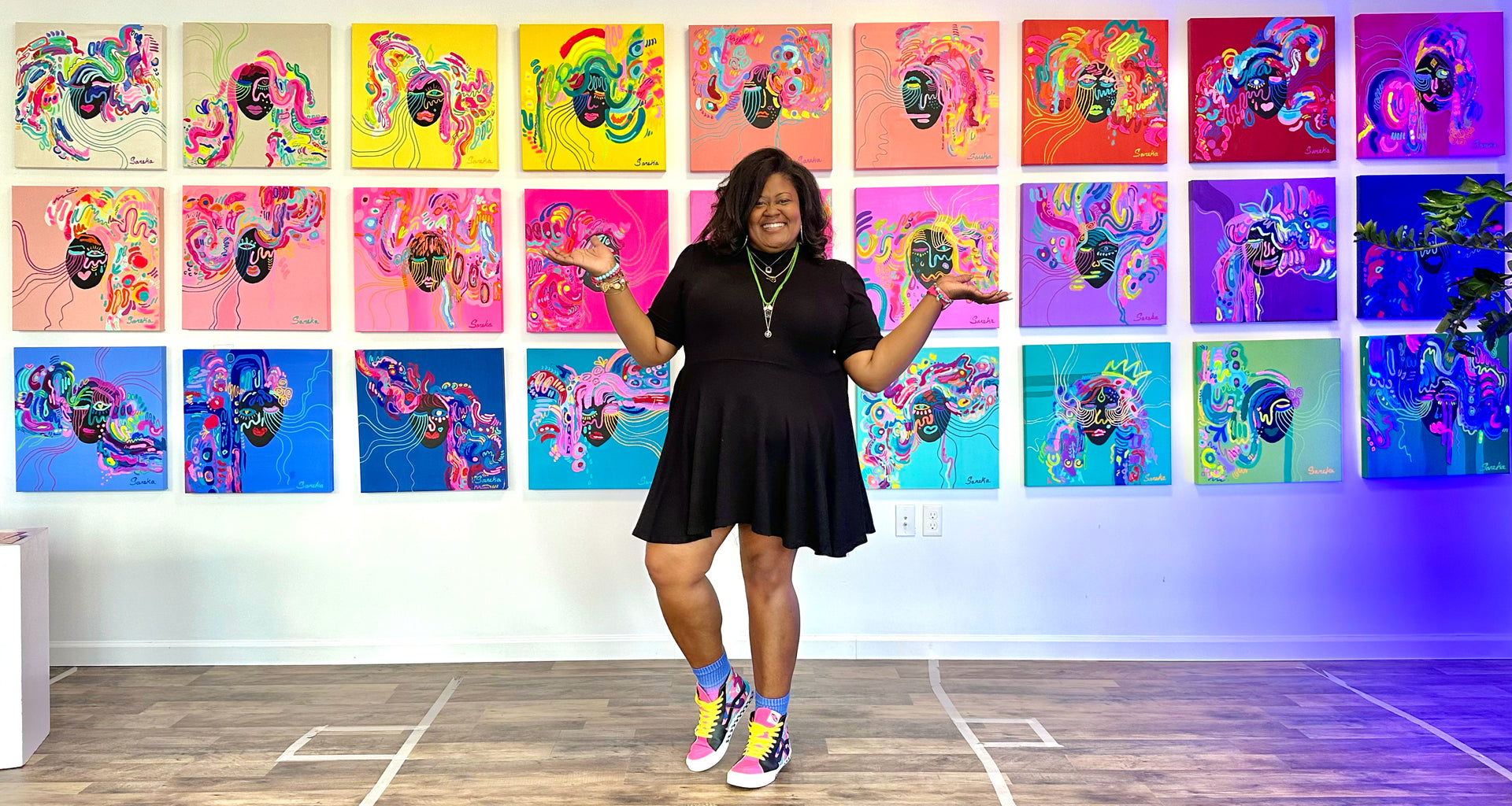 Artist Spotlight: Embracing Color and Creation with Sareka Unique