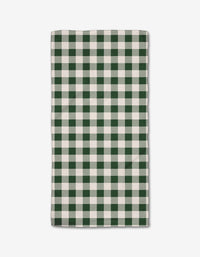 Christmas Gingham Green