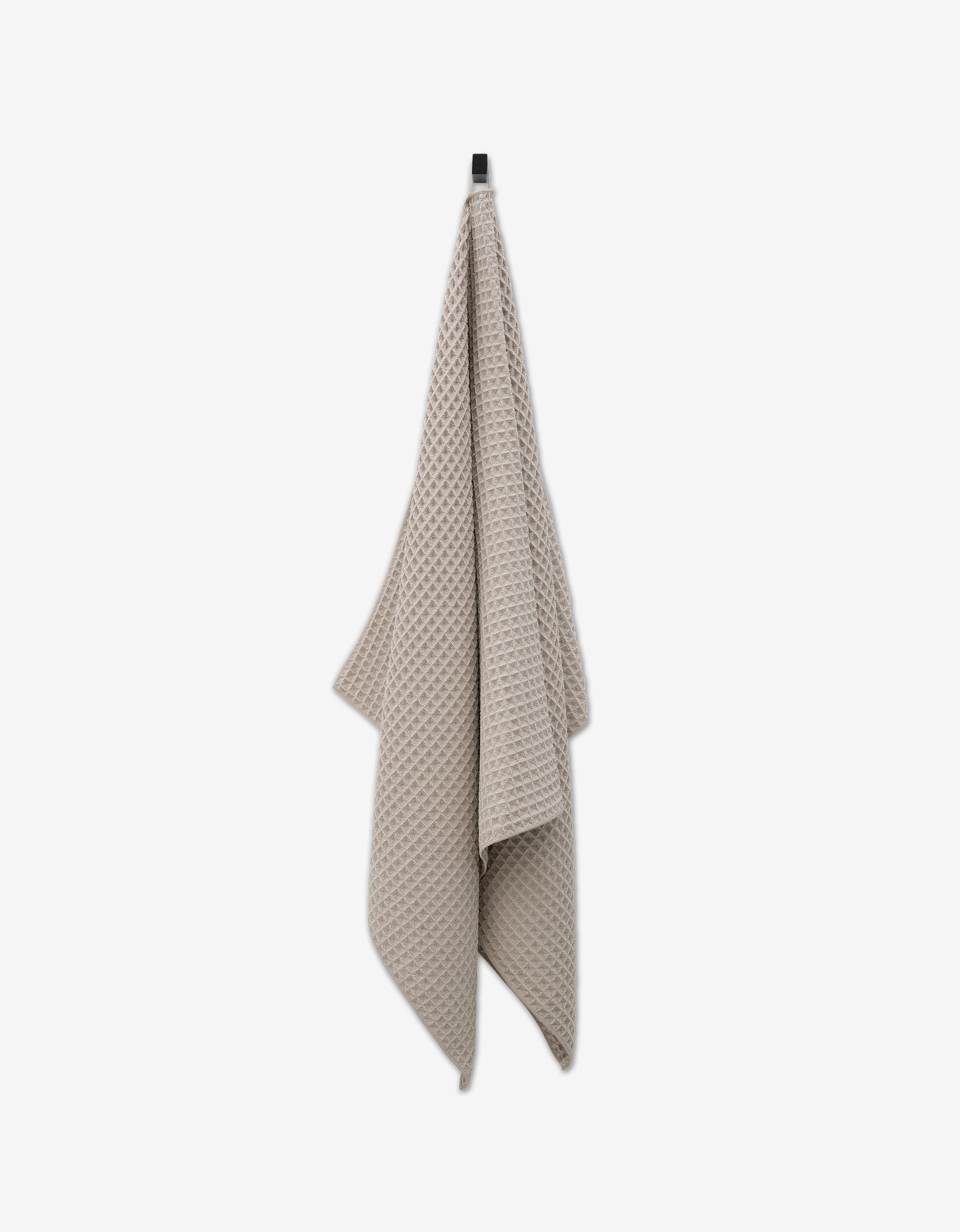 Taupe Waffle Bath Towel | Geometry