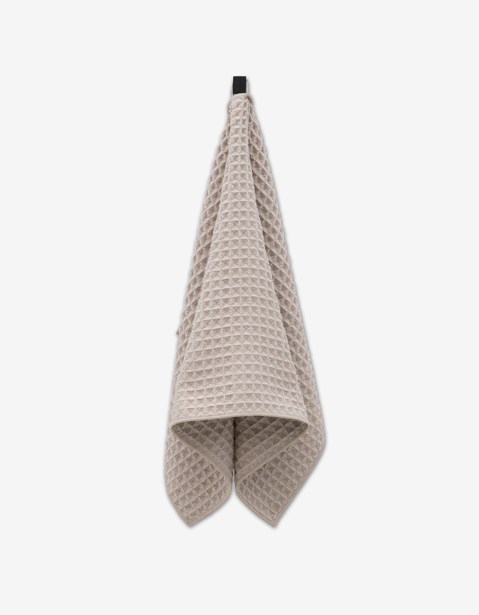 Taupe Waffle Hand Towel | Geometry