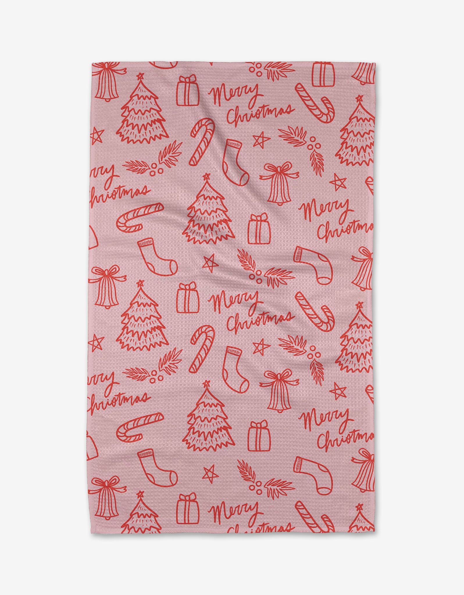 Holiday Geometry kitchen towels would make great swap gifts under $20!  These festive patterns are just too cute to pass up 🎄