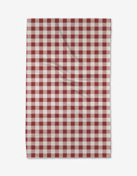 Christmas Gingham Red