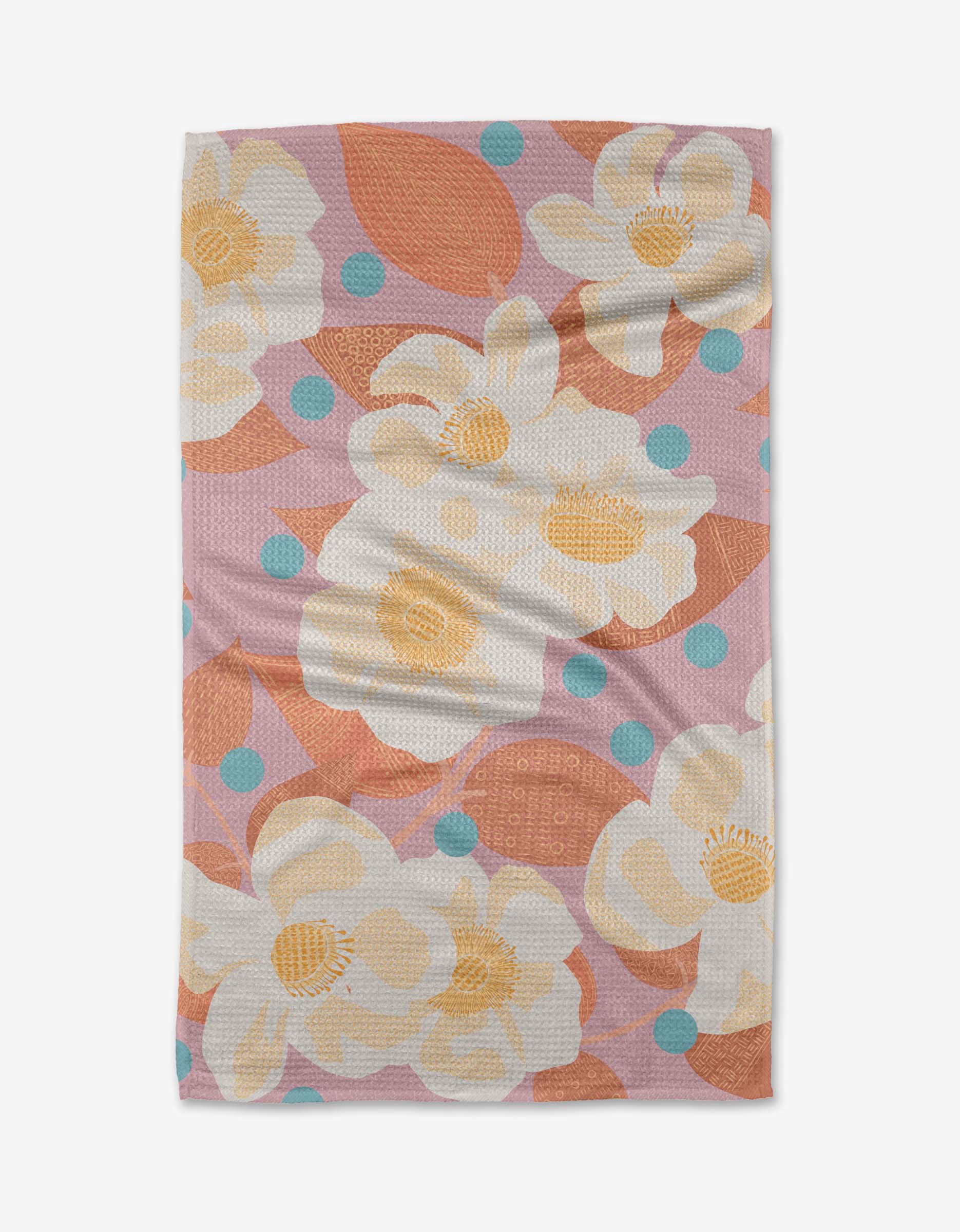 Geometry Smell the Flowers Kitchen Tea Towel – Cute & Comfy