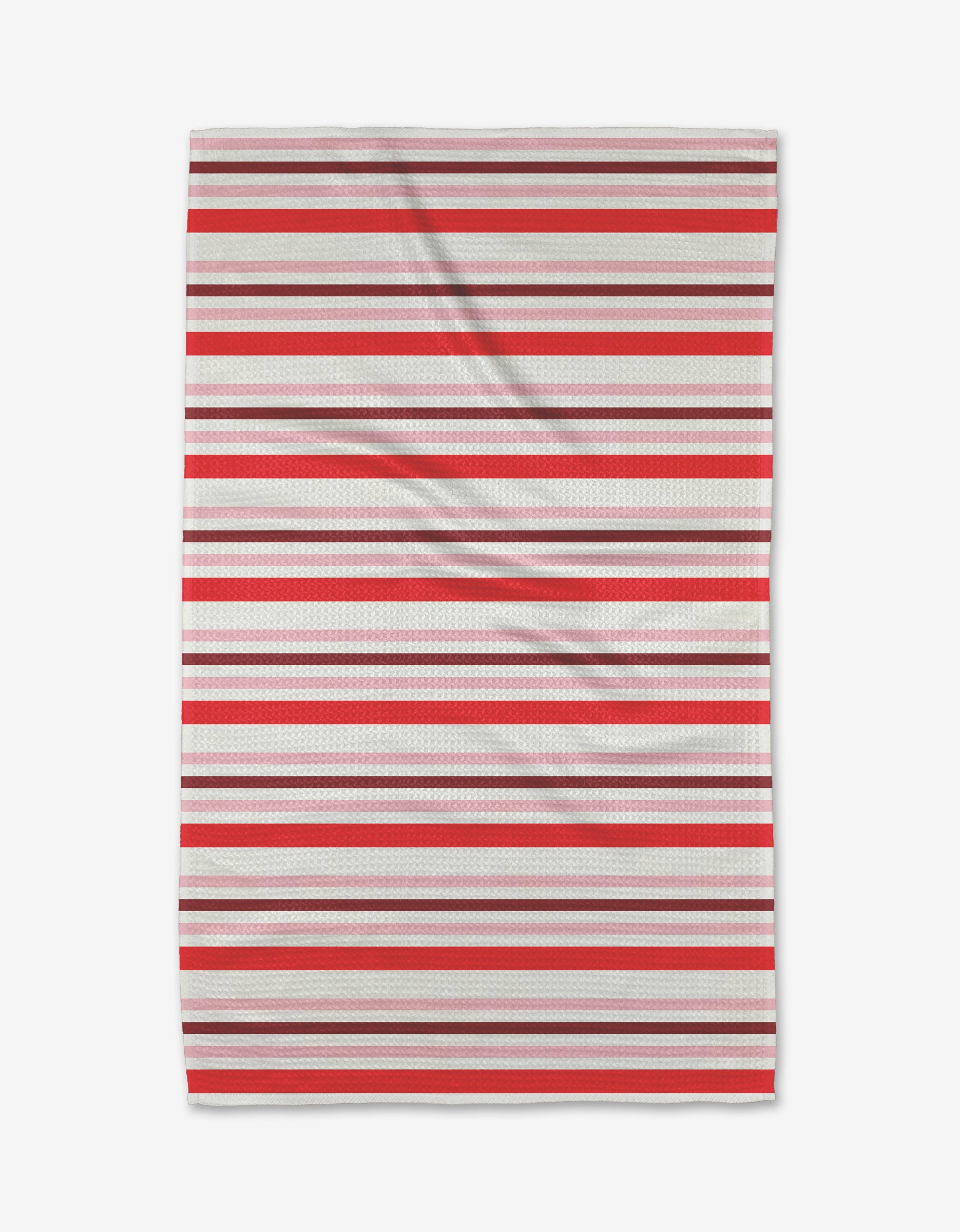 Pink Stripes Kitchen Tea Towel | Geometry