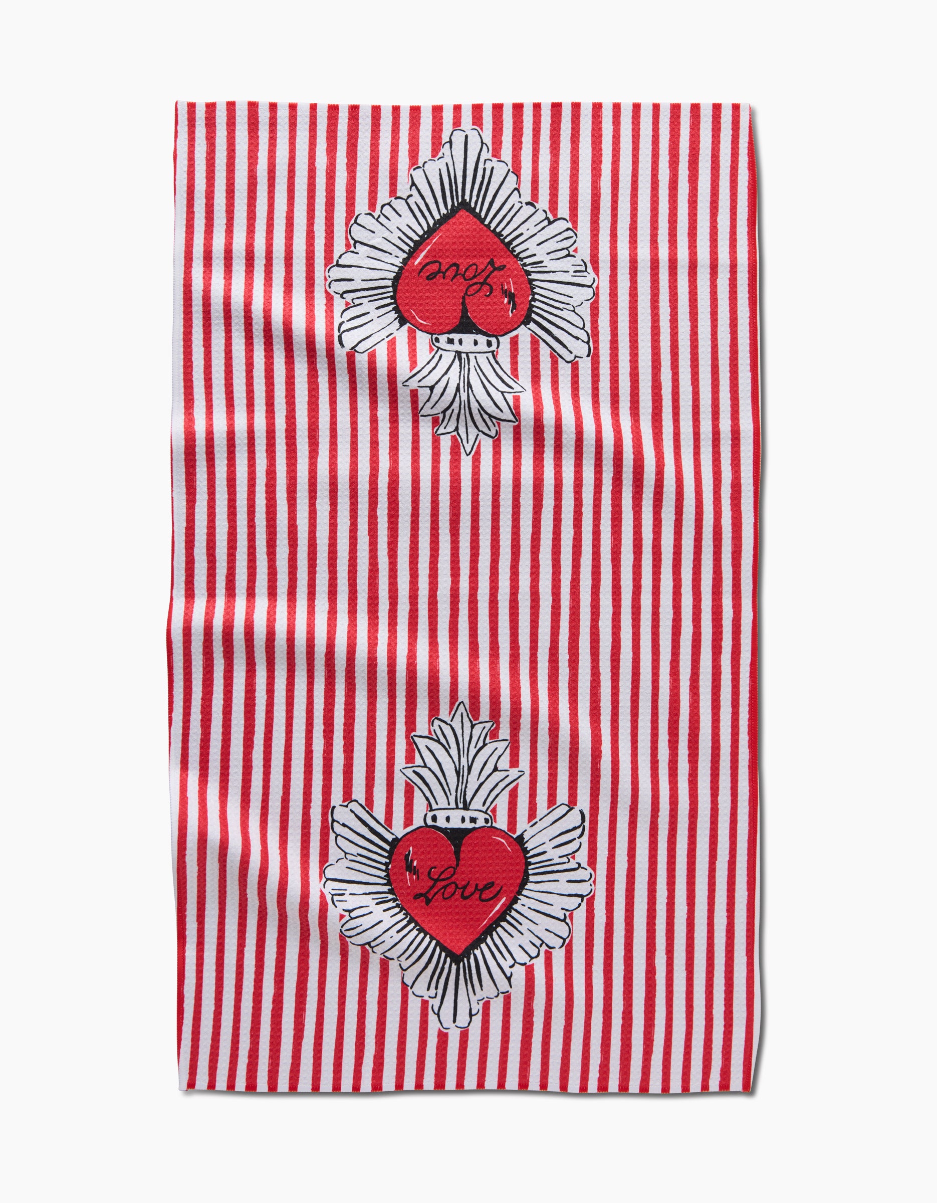 Sacred Striped Love Hearts