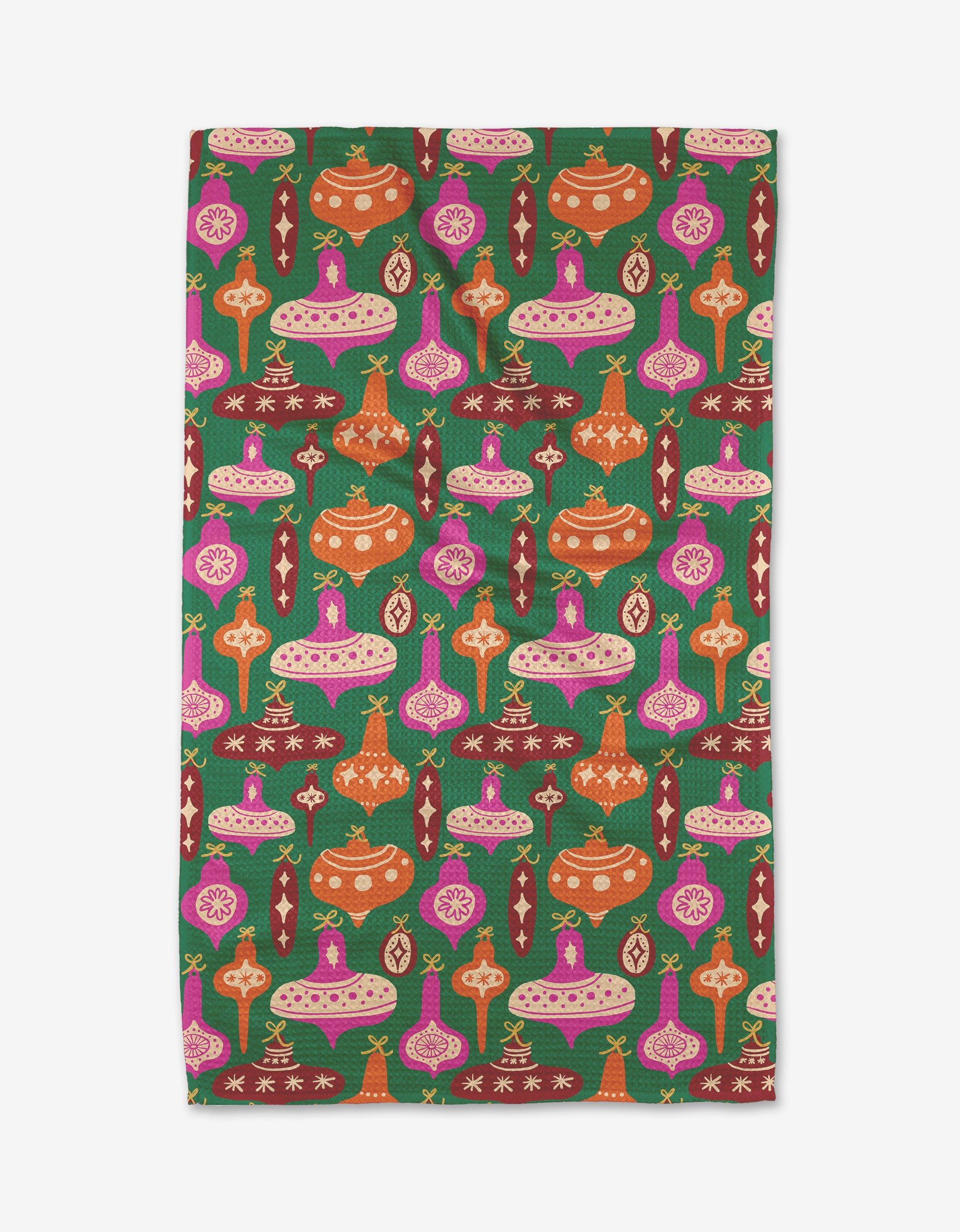 Geometry Vintage Ornaments Tea Towel