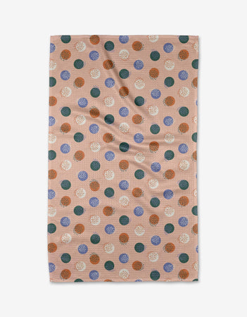 Geometry Tea Towels set of 2 Dots & Stripes by 