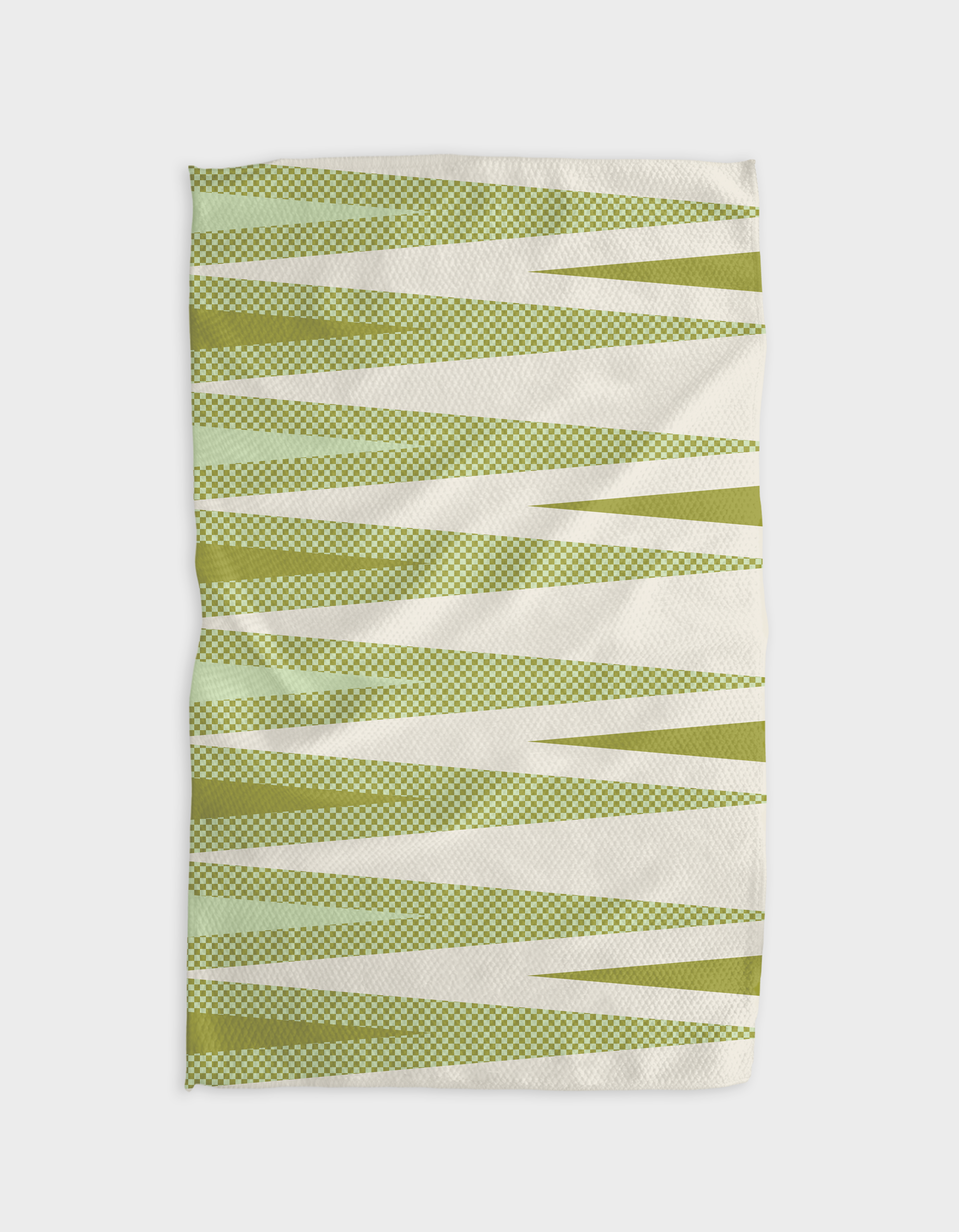 Geometry Kitchen Tea Towel: Guava Groove