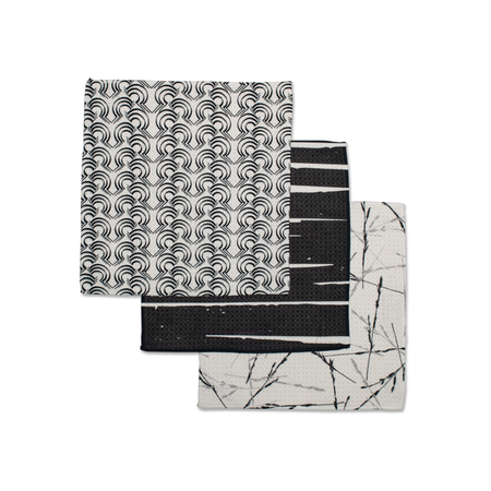 Geometry Dishcloth Set - Night Reeds