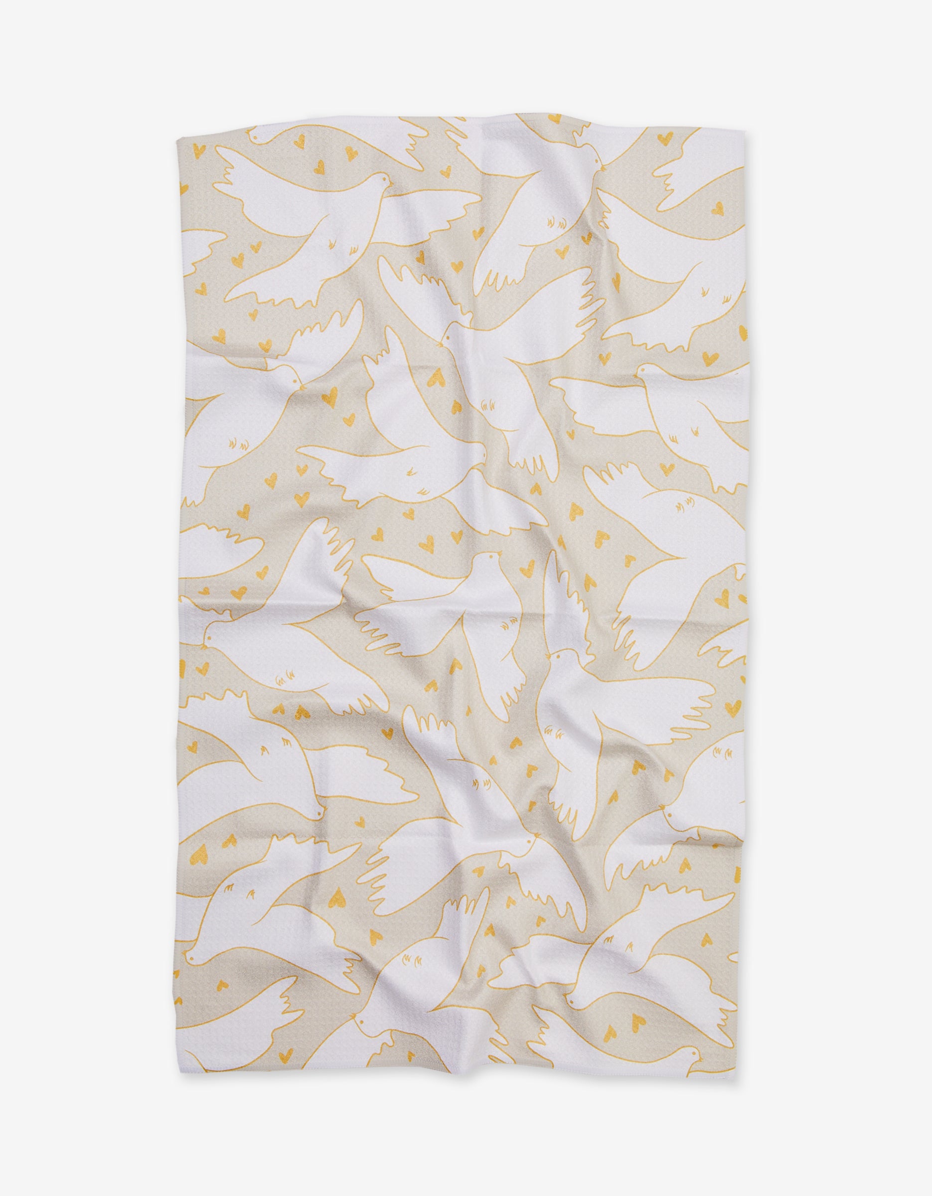 Geometry Fully Bloomed Kitchen Tea Towel