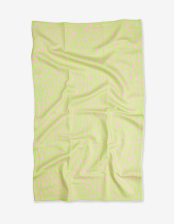 Speckle Pink Kitchen Tea Towel | Geometry