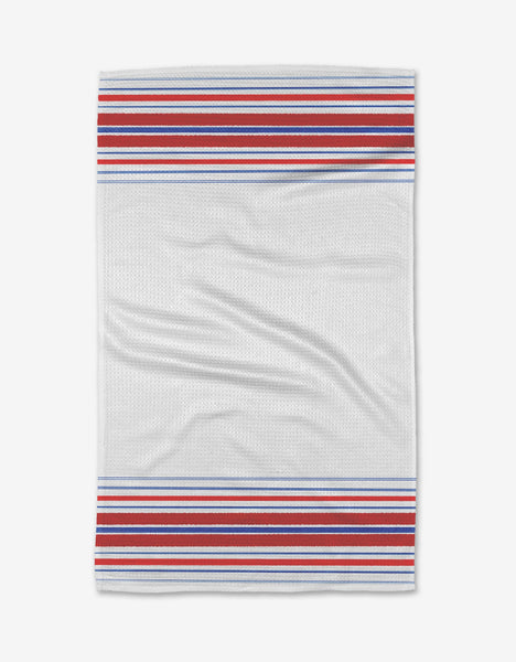 Geometry Tea Towels set of 2 Dots & Stripes by 